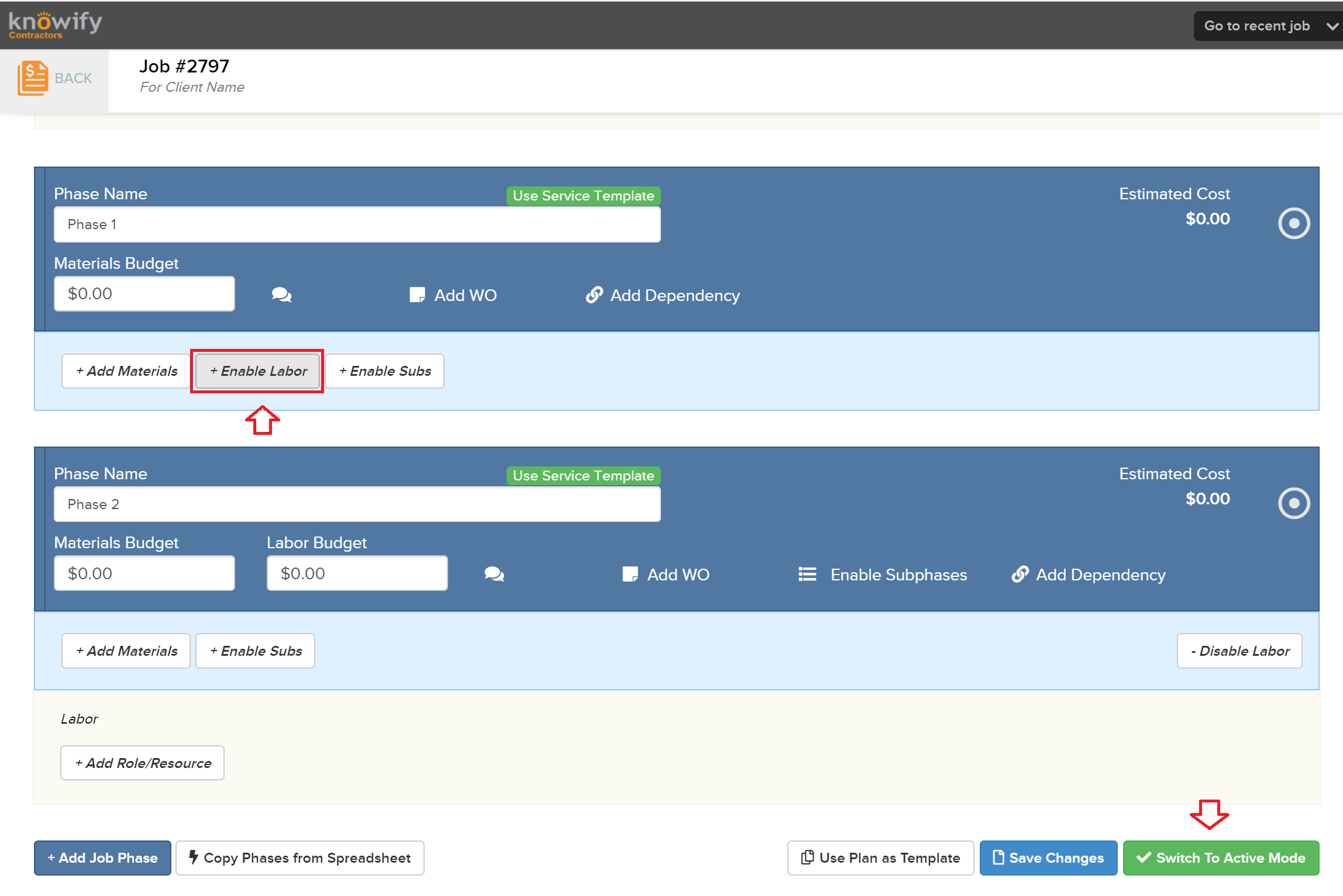 enablelabor___ Why can't I track time for my active job?