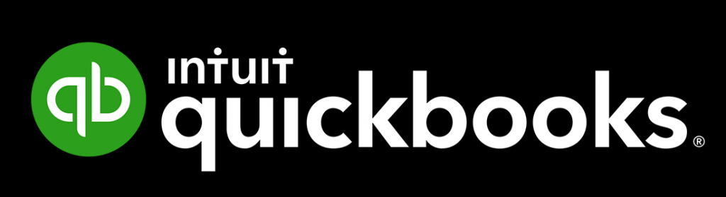 Logo de Intuit QuickBooks en blanco | Integraciones | Knowify
