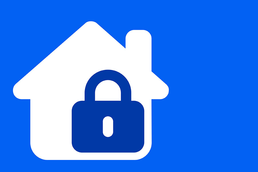Creative visual using house and lock iconography | Mechanic's liens | Knowify