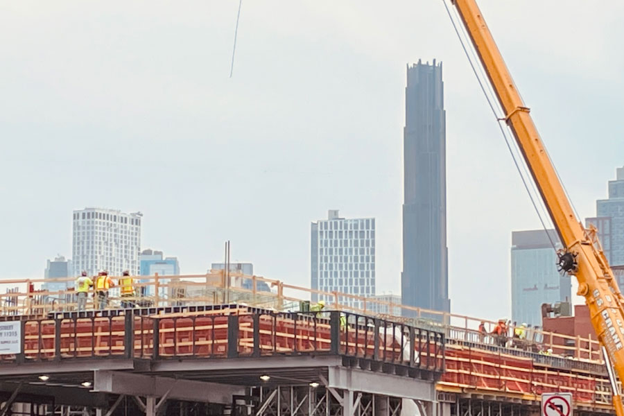 Picture of a construction site in Brooklyn | What is labor burden? | Knowify