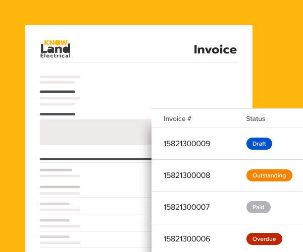 Abstraction of a construction invoice and paying status | Invoicing | Knowify