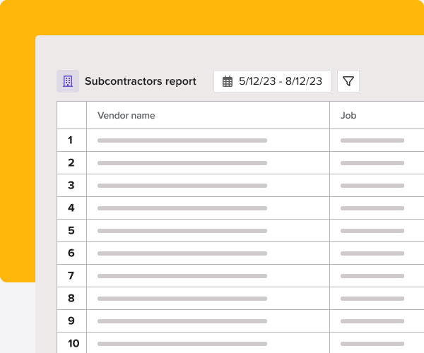 Subcontractor management and reporting | Features | Knowify