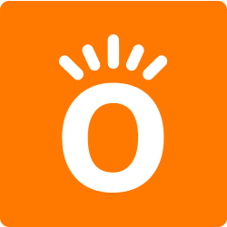 Knowify logo icon in white over an orange background | Knowify