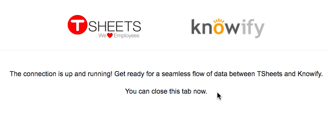 How To Connect Knowify To TSheets Knowify