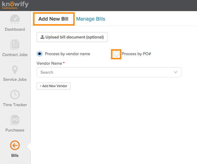 How Do I Log a Bill Against a PO? Knowify
